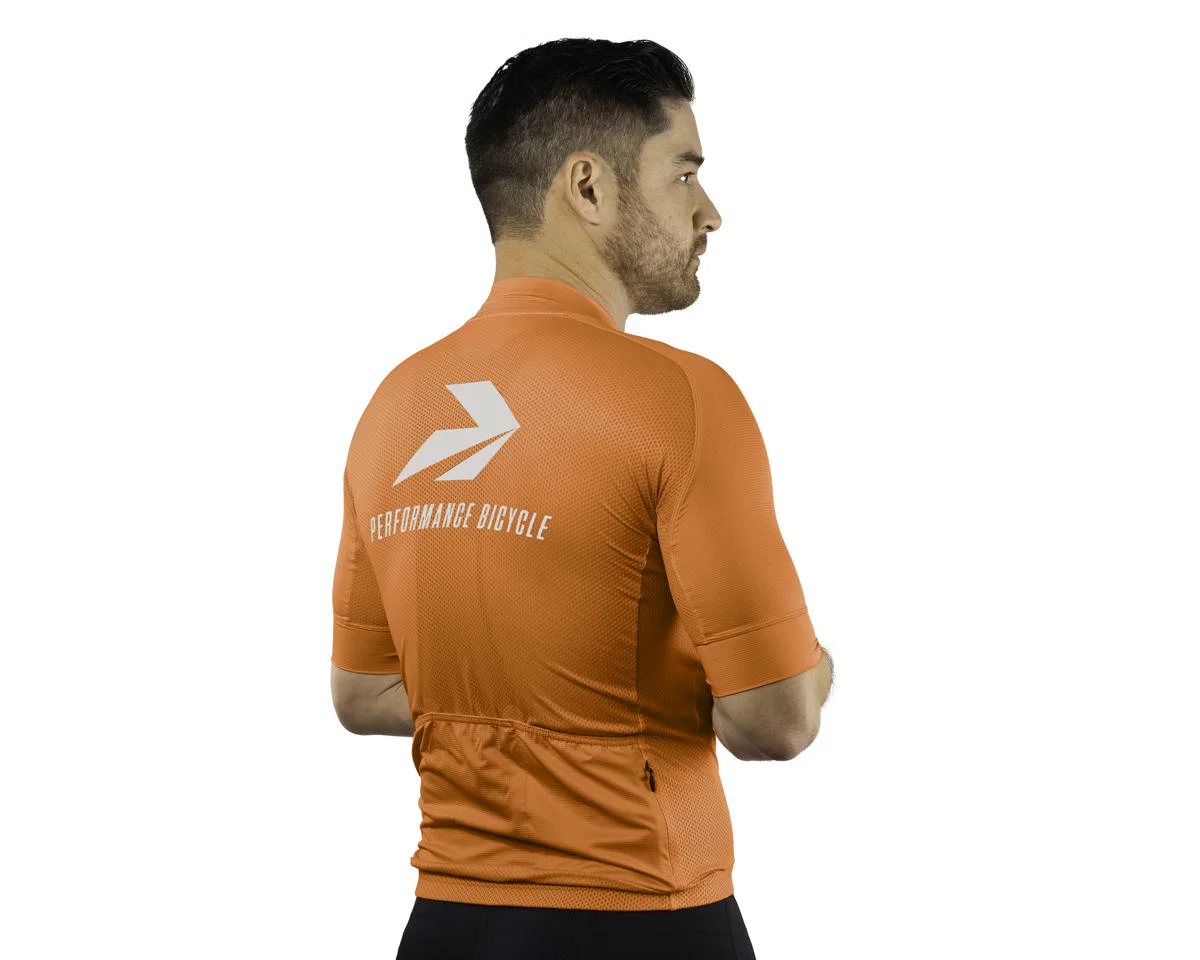 Performance Men's Nova Pro Cycling Jersey (Orange) (Standard) (3XL)